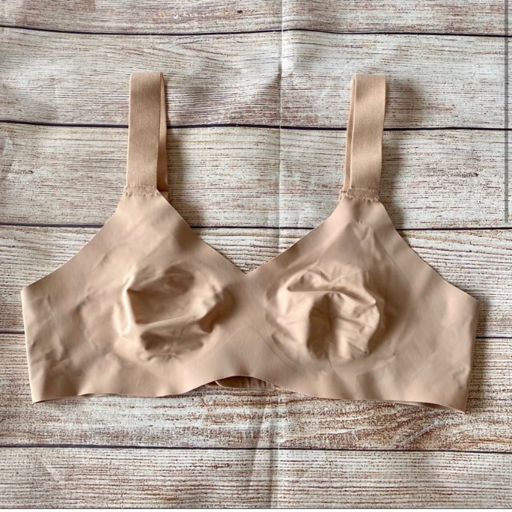 KNIX Evolution V-Neck Tan Bra (No Padding) Size 1